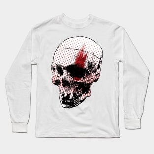 Trash Polka Skull Long Sleeve T-Shirt